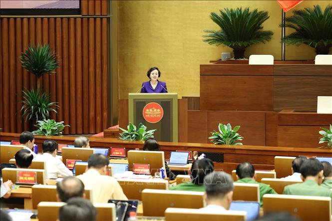 Đồng chí Phạm Thị Thanh Trà, Bí thư Trung ương Đảng, Phó Thủ tướng Chính phủ quán triệt Chuyên đề “Những nội dung trọng tâm, cốt lõi Nghị quyết của Bộ Chính trị về phát triển du lịch Việt Nam trở thành ngành kinh tế mũi nhọn trong kỷ nguyên mới”. Ảnh: Phương Hoa - TTXVN
