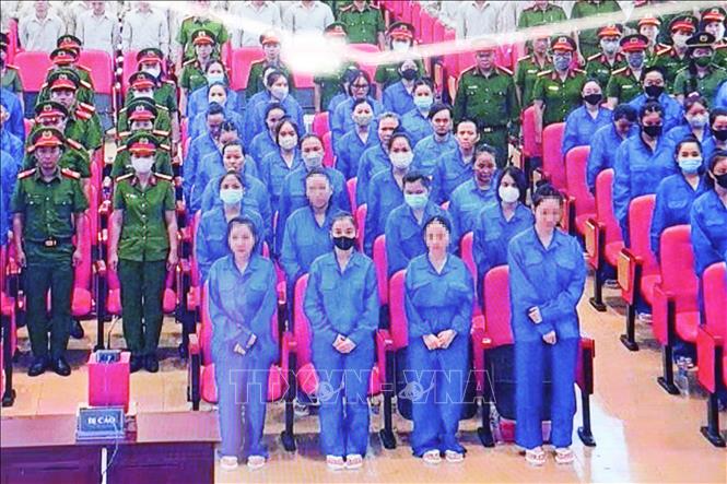 Tuyên 11 án tử hình trong chuyên án ma túy VN10. Ảnh: Hồng Đạt - TTXVN