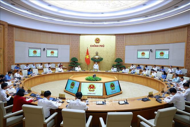 Phiên họp Chính phủ thường kỳ tháng 8 năm 2026. Ảnh: Dương Giang – TTXVN
