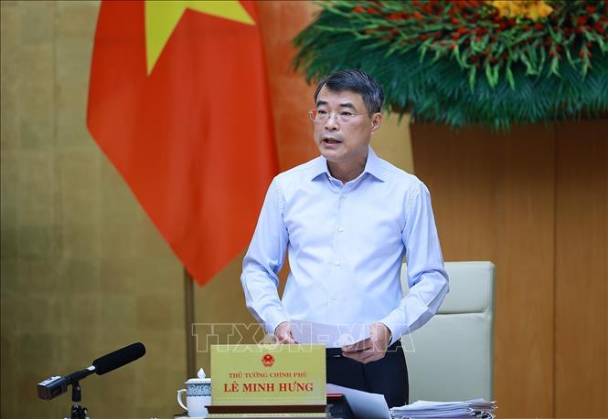 Thủ tướng Lê Minh Hưng chủ trì Phiên họp Chính phủ thường kỳ tháng 8 năm 2026. Ảnh: Dương Giang – TTXVN
