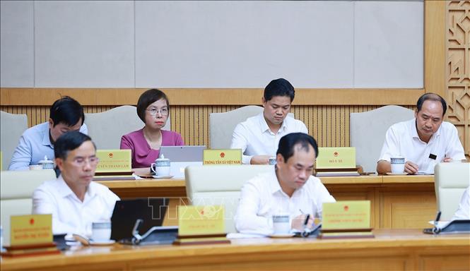 Các đại biểu tham dự Phiên họp Chính phủ thường kỳ tháng 8 năm 2026. Ảnh: Dương Giang – TTXVN
