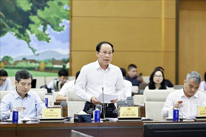 Phó Thủ tướng Chính phủ Lê Tiến Châu phát biểu. Ảnh: Doãn Tấn - TTXVN