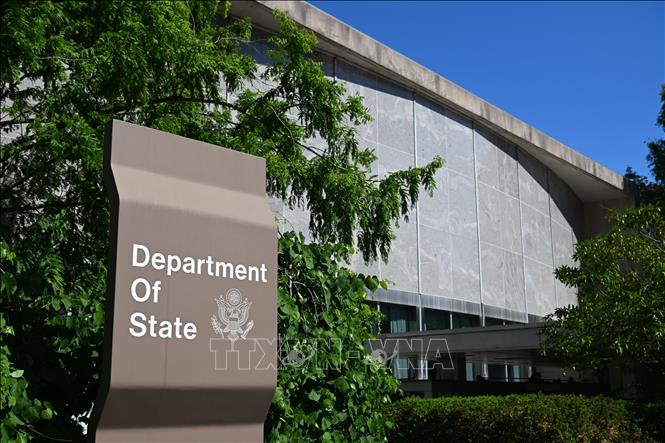 Tòa nhà Bộ Ngoại giao Mỹ tại Washington, D.C. Ảnh: THX/TTXVN phát