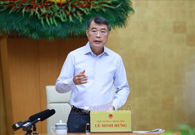 Thủ tướng Lê Minh Hưng kết luận Phiên họp Chính phủ thường kỳ tháng 8 năm 2026. Ảnh: Dương Giang – TTXVN
