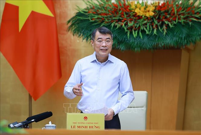 Thủ tướng Lê Minh Hưng kết luận Phiên họp Chính phủ thường kỳ tháng 8 năm 2026. Ảnh: Dương Giang – TTXVN
