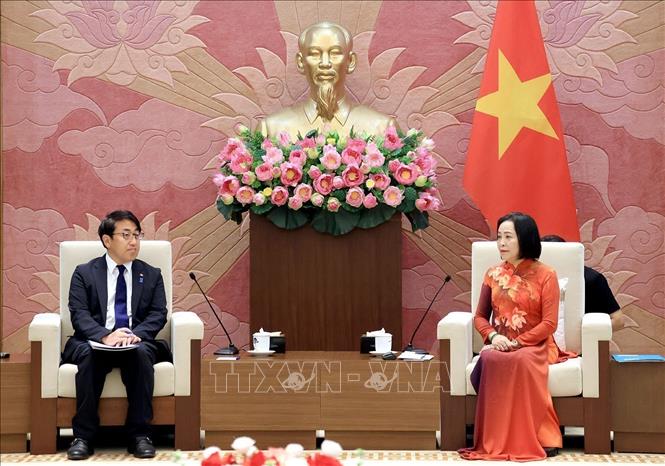 A view of the reception. VNA Photo: Tuấn Anh