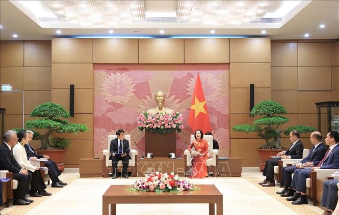 A view of the reception. VNA Photo: Tuấn Anh