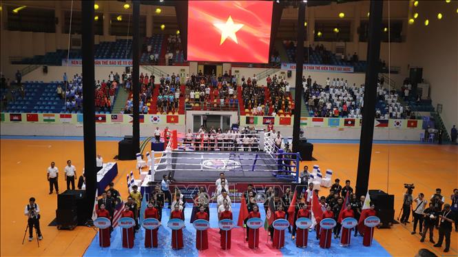 Lễ Khai mạc Giải Vô địch Kun Khmer Châu Á lần thứ nhất năm 2026 tại Cần Thơ. Ảnh: Nguyễn Hằng - TTXVN