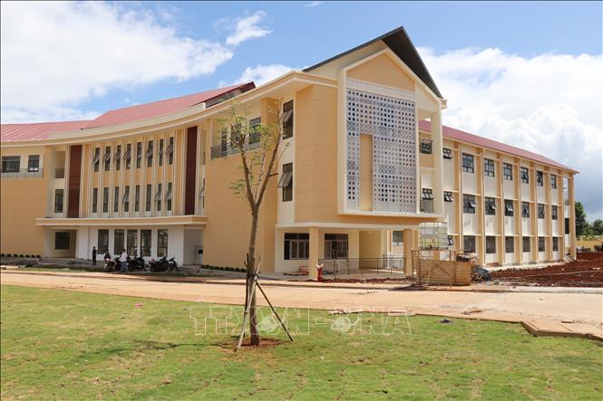 Trường Phổ thông nội trú liên cấp Tiểu học và THCS Thuận An (xã Thuận An, tỉnh Lâm Đồng) mới được xây dựng đón học sinh năm học 2026 - 2027. Ảnh: Nguyễn Huy Thành - TTXVN