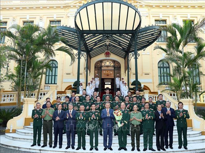 Tổng Bí thư, Chủ tịch nước Tô Lâm và các đại biểu. Ảnh: Thống Nhất – TTXVN