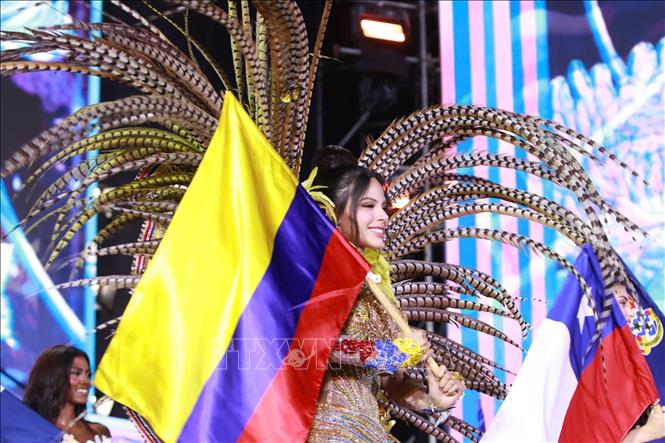Các người đẹp tham dự Đêm chung kết Hoa hậu Thế giới 2026. Ảnh: Đặng Tuấn - TTXVN