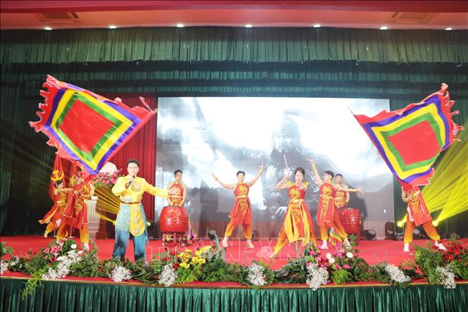 Các tiết mục tham dự hội thi văn nghệ. Ảnh: Mạnh Tú - TTXVN