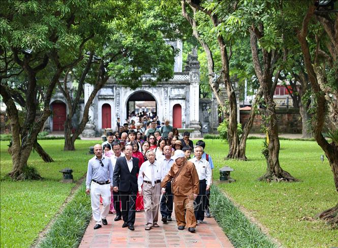 Mỗi gia đình, dòng họ được xem như một mô hình khuyến học, khuyến tài góp phần xây dựng xã hội học tập. Ảnh: Thanh Tùng - TTXVN 