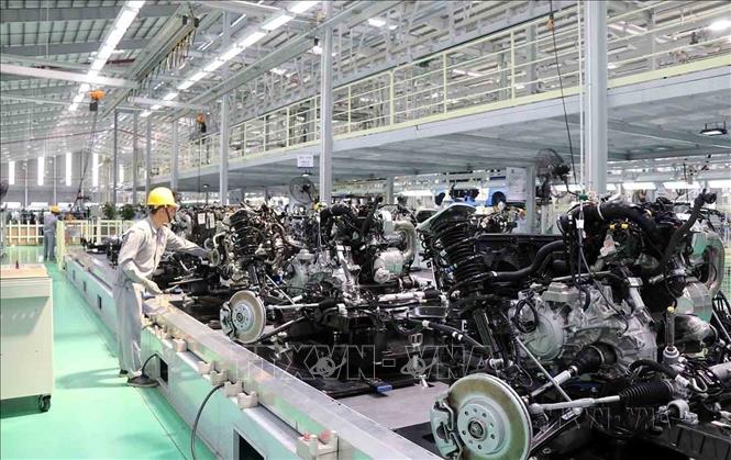 Ngày 5/5/2019, Công ty Cổ phần Ô tô Trường Hải (Thaco) khánh thành nhà máy xe du lịch cao cấp và ra mắt mẫu xe đa dụng châu Âu thương hiệu Peugeot Traveller (Pháp). Ảnh: Đỗ Trưởng – TTXVN