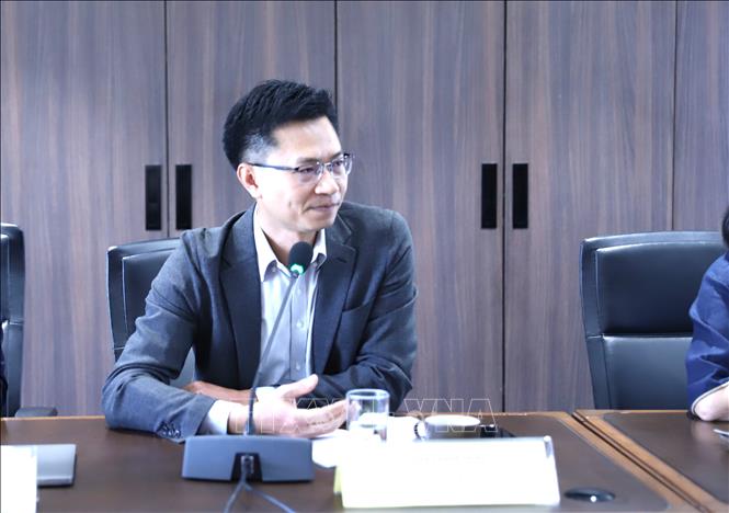 PGS.TS Đồng Thanh Hà, Khoa Thực phẩm, Nông nghiệp và Tài nguyên thuộc AIT. Ảnh: Đỗ Sinh - PV TTXVN tại Thái Lan 