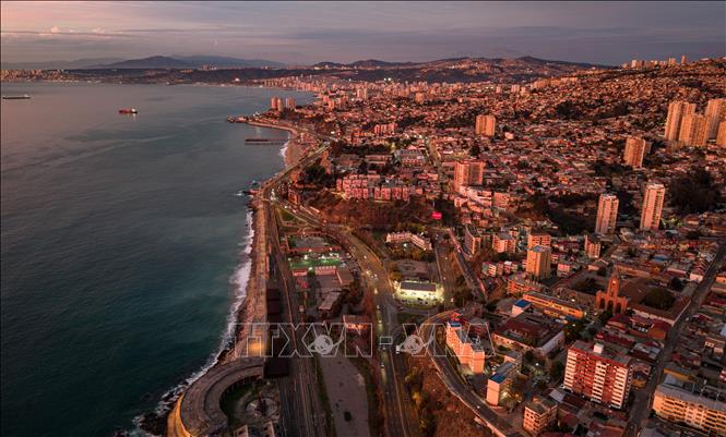 Quang cảnh thành phố Valparaiso, Chile. Ảnh: THX/TTXVN phát