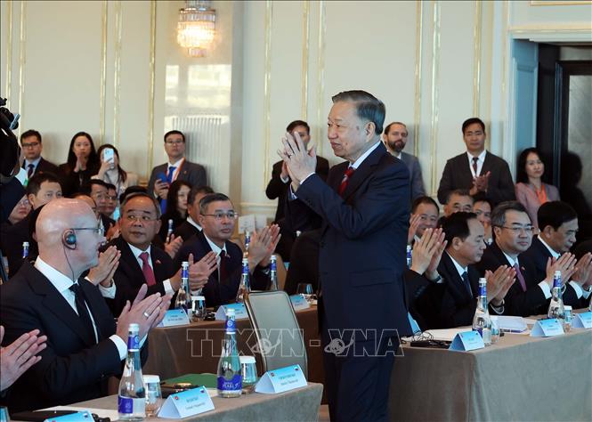 Tổng Bí thư, Chủ tịch nước Tô Lâm tham dự Diễn đàn Khoa học và Công nghệ Việt  Nam - Liên bang Nga. Ảnh: Thống Nhất – TTXVN
