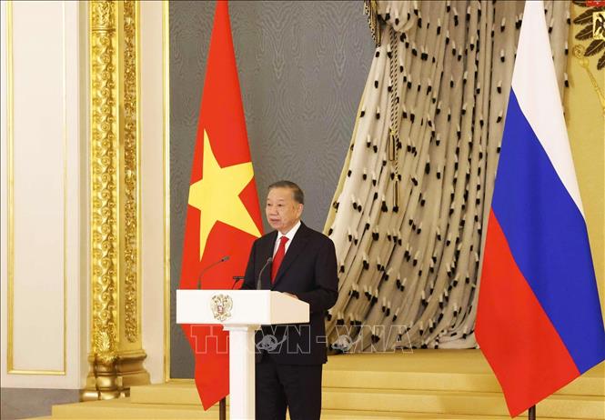 Tổng Bí thư, Chủ tịch nước Tô Lâm phát biểu. Ảnh: Thống Nhất – TTXVN