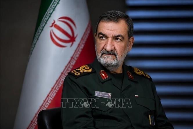 Thư ký Hội đồng An ninh Quốc gia Tối cao Iran Mohsen Rezaei (ảnh) ngày 6/9/2026 tuyên bố Tehran sẽ thiết lập “khu vực cấm” gần eo biển chiến lược Hormuz. Ảnh: IRNA/TTXVN phát