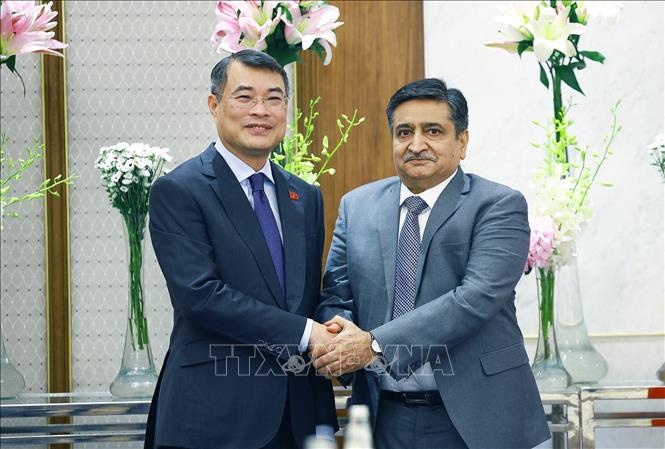 Thủ tướng Lê Minh Hưng tiếp ông Sanjay Dhawan, Phó Chủ tịch Tập đoàn ACME của Ấn Độ. Ảnh: Dương Giang – TTXVN 