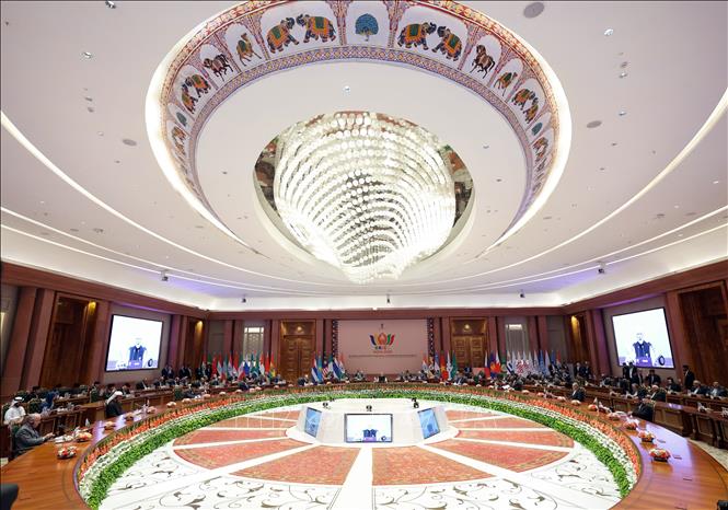 Hội nghị thượng đỉnh BRICS ở New Delhi, Ấn Độ ngày 12/9/2026. Ảnh: ANI/TTXVN phát