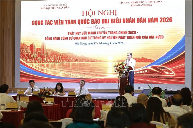 Chủ tịch Quốc hội Trần Thanh Mẫn phát biểu chỉ đạo. Ảnh: Doãn Tấn – TTXVN