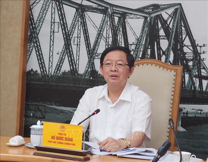 Phó Thủ tướng Hồ Quốc Dũng phát biểu chỉ đạo. Ảnh: Chu Thanh Vân - TTXVN