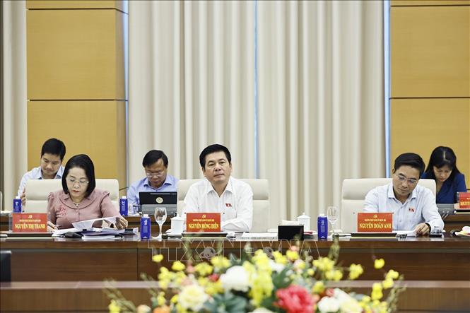 Lãnh đạo Quốc hội dự hội nghị. Ảnh: Doãn Tấn - TTXVN
