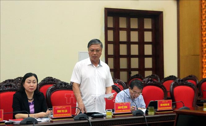 Đại biểu thảo luận tại hội nghị. Ảnh: Thanh Tuấn - TTXVN