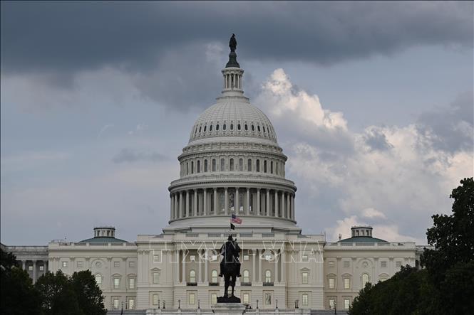 Tòa nhà Quốc hội Mỹ tại Washington, D.C. Ảnh: THX/TTXVN phát