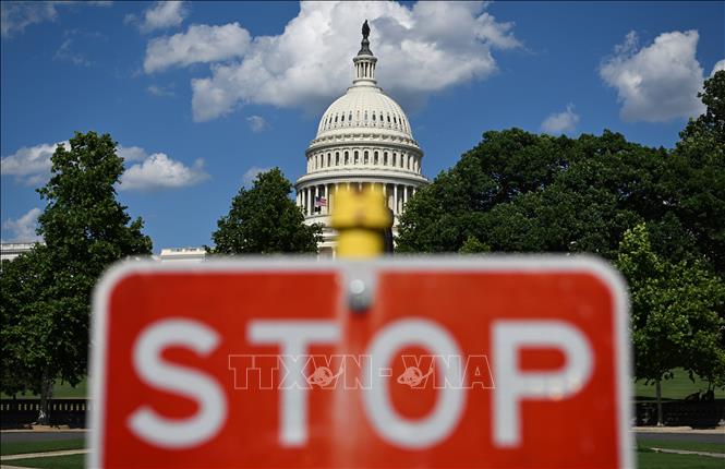 Tòa nhà Quốc hội Mỹ tại Washington, D.C. Ảnh: THX/TTXVN phát