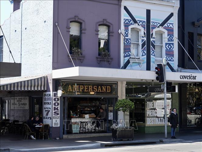 Quang cảnh bên ngoài quán cafe. Ảnh: Lê Đạt - PV TTXVN tại Australia