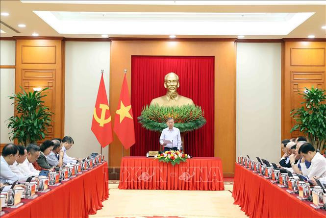 Tổng Bí thư, Chủ tịch nước Tô Lâm phát biểu chỉ đạo. Ảnh: Thống Nhất – TTXVN
