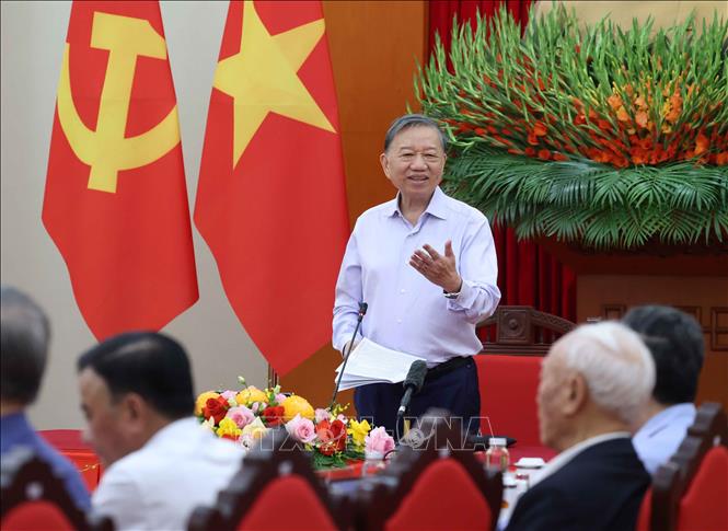 Tổng Bí thư, Chủ tịch nước Tô Lâm phát biểu chỉ đạo. Ảnh: Thống Nhất – TTXVN