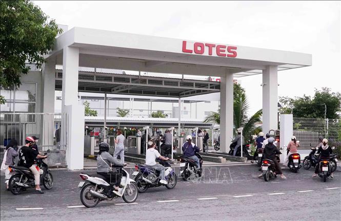 Khu công nghiệp Liên Hà Thái thu hút 54 dự án với số lao động trên 7.000 người. Ảnh: Nguyễn Công Hải - TTXVN