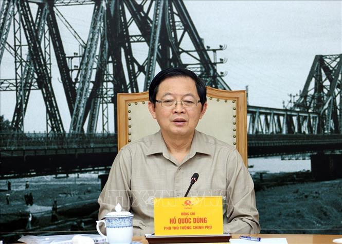 Phó Thủ tướng Hồ Quốc Dũng phát biểu. Ảnh: Tuấn Anh - TTXVN