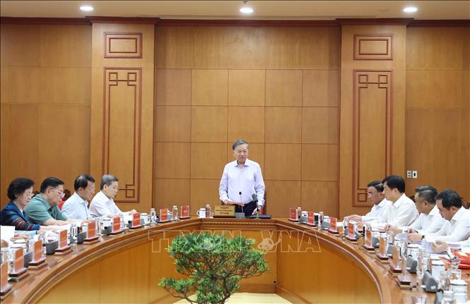 Tổng Bí thư, Chủ tịch nước Tô Lâm phát biểu. Ảnh: Thống Nhất – TTXVN