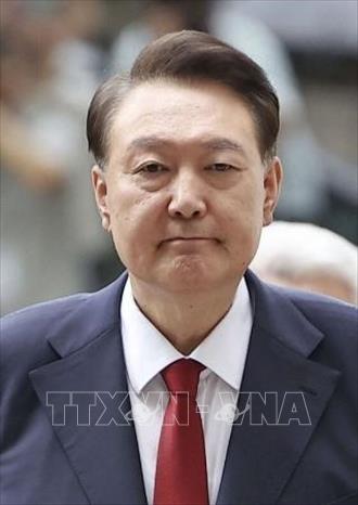 Cựu Tổng thống Hàn Quốc Yoon Suk Yeol. Ảnh: Kyodo/TTXVN phát