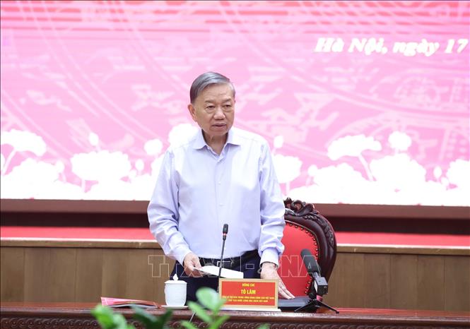 Tổng Bí thư, Chủ tịch nước Tô Lâm phát biểu. Ảnh: Thống Nhất – TTXVN
