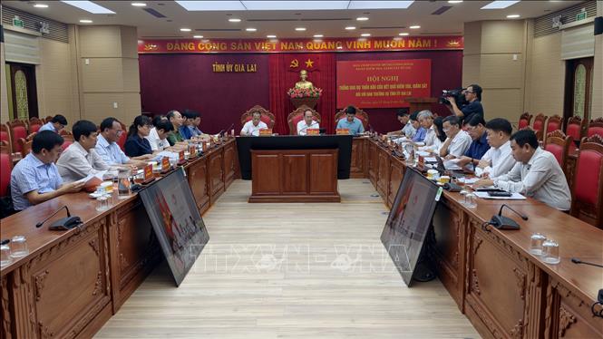 Quang cảnh buổi làm việc. Ảnh: Sỹ Thắng - TTXVN
