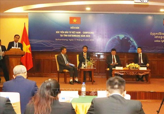 Quang cảnh diễn đàn. Ảnh: Minh Hưng - PV TTXVN tại Campuchia