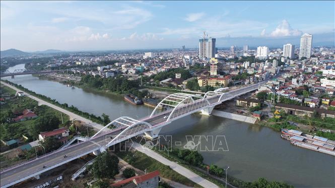  Đô thị Bắc Giang - trung tâm hành chính của tỉnh Bắc Ninh. Ảnh: Việt Hùng – TTXVN
