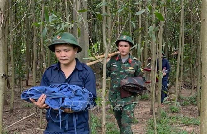 Hài cốt liệt sĩ cùng di vật được bảo vệ, bảo quản chu đáo. Ảnh: Võ Dung - TTXVN
