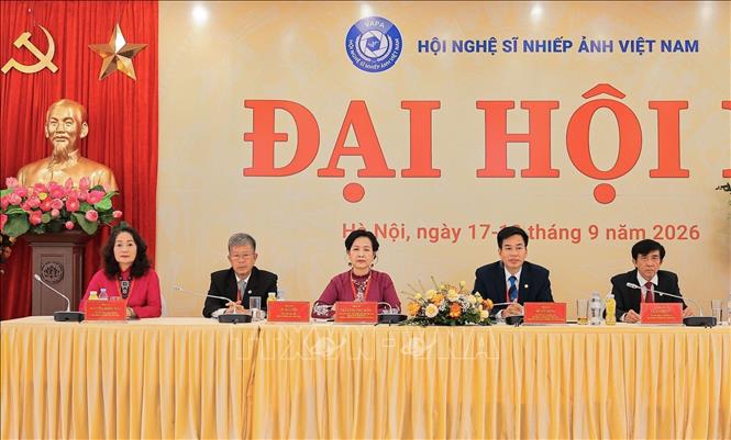 Đoàn Chủ tịch điều hành Đại hội. Ảnh: Lê Đông - TTXVN