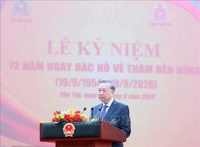 Tổng Bí thư, Chủ tịch nước Tô Lâm phát biểu. Ảnh: Thống Nhất – TTXVN