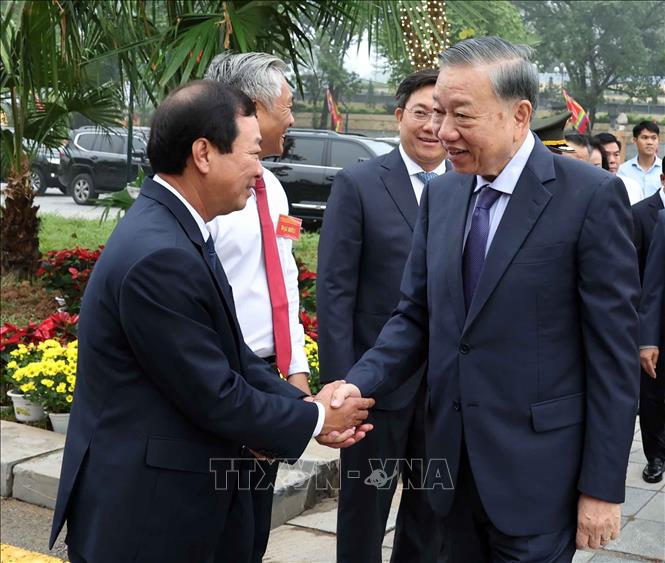 Tổng Bí thư, Chủ tịch nước Tô Lâm và các đại biểu. Ảnh: Thống Nhất – TTXVN