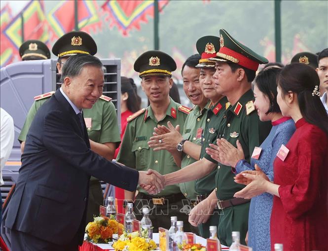 Tổng Bí thư, Chủ tịch nước Tô Lâm và các đại biểu. Ảnh: Thống Nhất – TTXVN