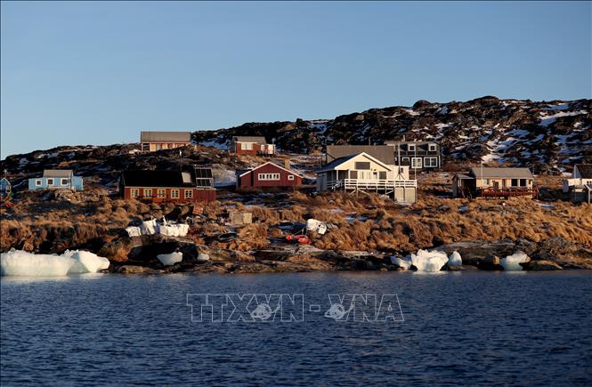 Quang cảnh thành phố Nuuk, Greenland, vùng lãnh thổ tự trị thuộc Đan Mạch. Ảnh: THX/TTXVN phát
