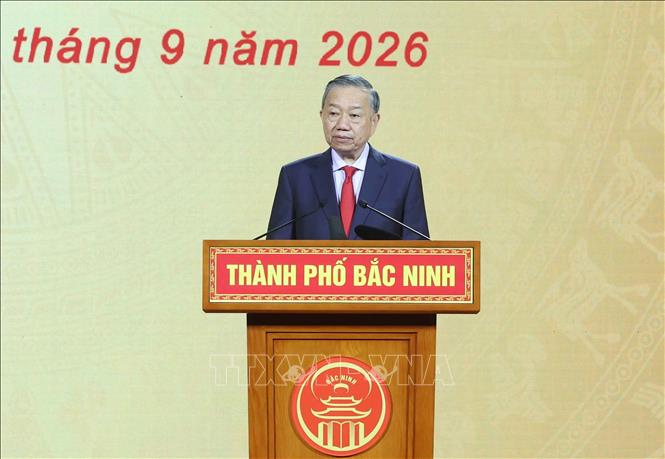Tổng Bí thư, Chủ tịch nước Tô Lâm phát biểu chỉ đạo. Ảnh: Thống Nhất – TTXVN
