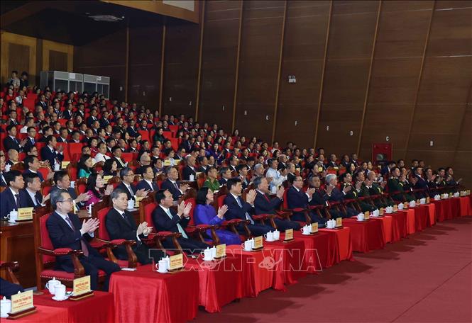 Các đại biểu dự buổi lễ. Ảnh: Thống Nhất – TTXVN